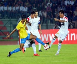 sachin's team kerala blasters lost second match.