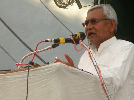 Modi slogans in Nitish Kumar's Rally - Bihar Election 2015