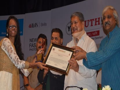 uttarakhand youth icon national media award.
