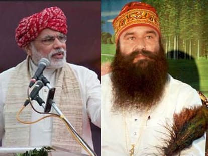 Dera Sacha Sauda Support to Narendra Modi in Haryana Assembly Elections