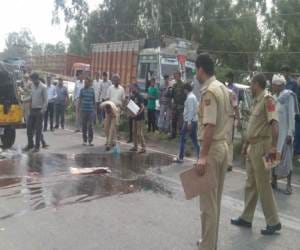 road accident near kaloochak in jammu