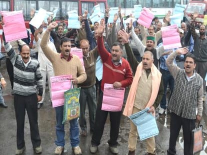hrtc employees will work to rule from 21st july.