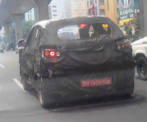 Mahindra S101 compact SUV spied testing in Chennai