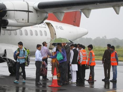 air india flight delhi to pantnagar.