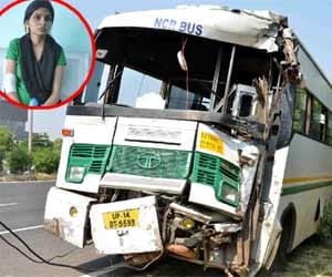 13 passengers injured in bus overturns