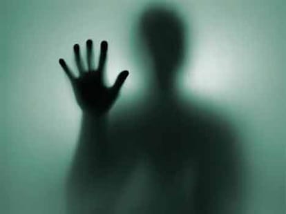 a girl beaten by goon after her shadow on meal