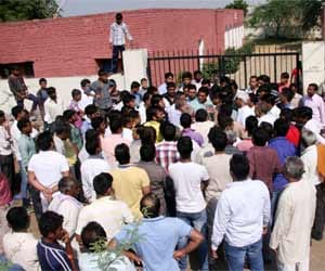 Haryana Assembly election violence.