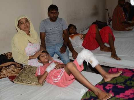 pak firing victim in camp