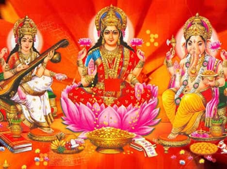 deepawali poojan vidhi and mantra laxmi ganesh