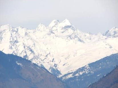 snowfall on hills, temperature down.