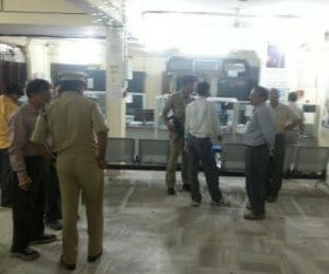 robbery in sbi branch kanpur.