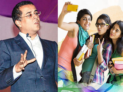 Chetan Bhagat advised to take risk to be successful.