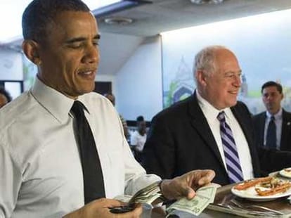 when barack obama's credit card did not work