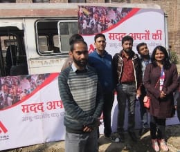 amar ujala foundation distributes sanitation material in hospitals
