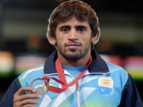 wrestler bajrang in dehradun.