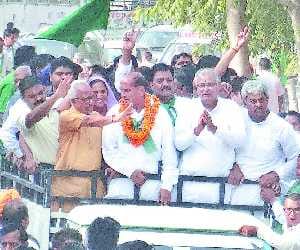 Did not Modi's magic, the INLD shadow