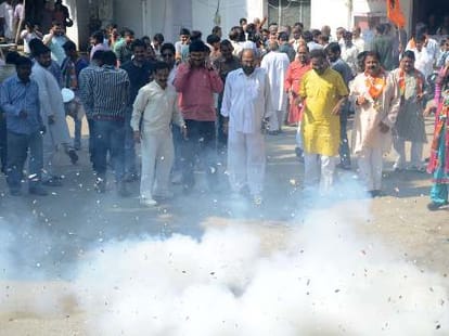 bjp gets good seats in gurgaon and faridabad, modi laher effect