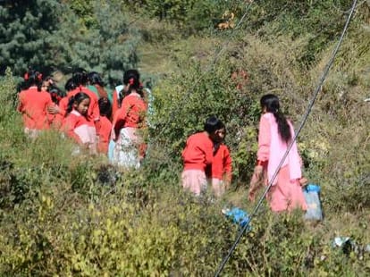 sanjouli school have not the facility of toilet for students.