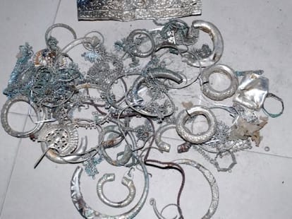 during digging treasure box  found in rishikesh.