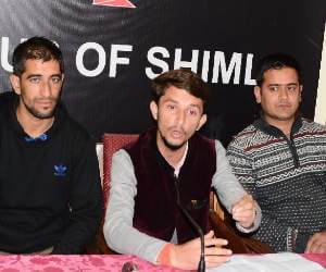 youth organization press conference in shimla press club.