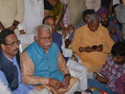 haryana chief minister announcement inside story