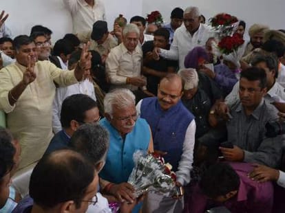 haryana chief minister first statement after bjp mp meeting