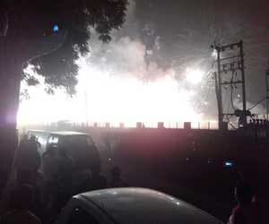 Fire at Dussehra Ground Faridabad, 200 Store burnt.