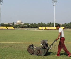 Haryana New CM Oath Ceremony Preparation in Devi Lal Stadium, Panchkula