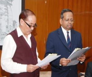 ex cs subhash kumar join his new post.
