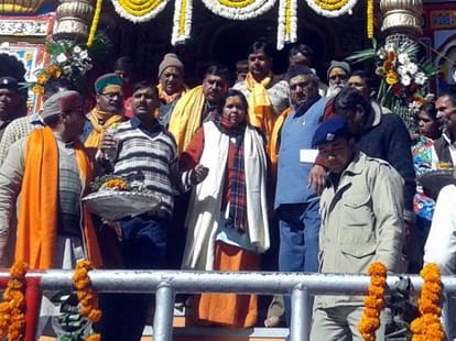 baba ramdev in kedarnath.