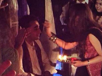eggs throws on bilawal in london.