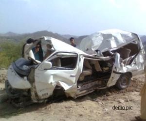 van accident at sirmaur.