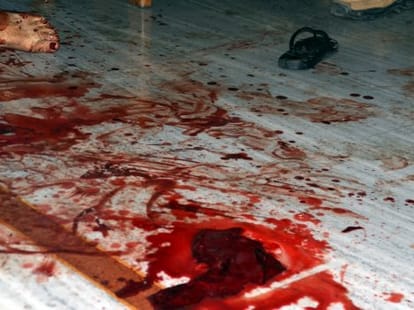 creepy murder of wife in Domestic violence