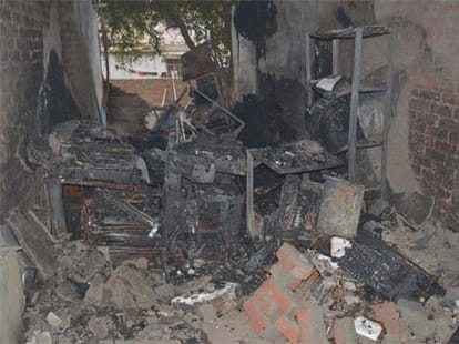 big blast in meerut