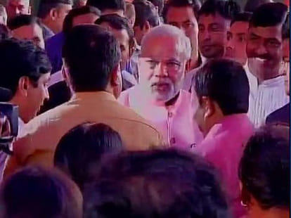 pm's diwali milan program at bjp hq