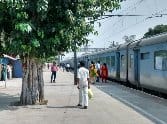 Two shuttle trains arrived in Delhi.