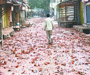 AAP alleges former bjp mla for trilokpuri clash.