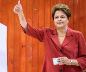 dilma rosef won the election in brazil