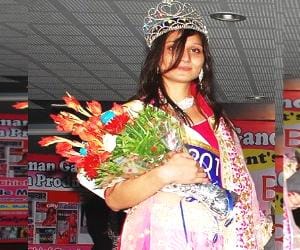 Manali Diwyangna won 'Miss India beauty'