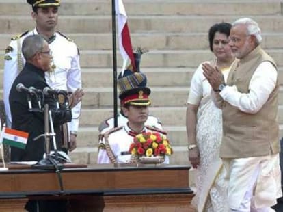 narendra modi and ambani at function