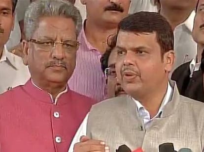 meeting on maharashtra new CM issue.