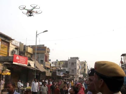drones Eyes will be on the streets of Delhi , will patroling.