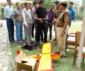 student leader use cam copter in election at haldwani.