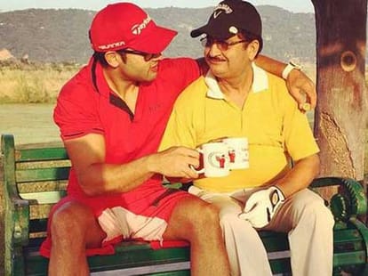 jammu and kashmir dig son posts photos of dad enjoying perks of power