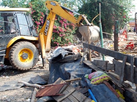 JDA removed the encroachment