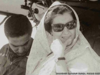 photographer shamsher bahadur and indra gandhi