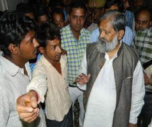 Officials did not here the order of Vij