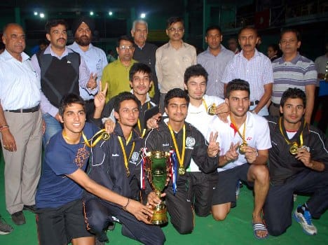 du and rohtak are the champion of badminton