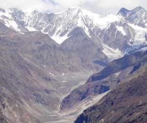 namik glacier is shrinking.
