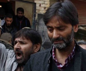 yasin malik's controversial statements created a ruckus